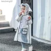 Baby Waterproof Eva Rain Coat Boy Barn Raincoat Girls Windproof Poncho Kindergarten Kids Transparent Raincoat L230620