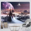 Tapestries Universe planet home decoration art tapestry scene bohemian decoration yoga mat hippie background wall large size ta