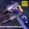 Sand Play Water Fun UZI Electric Gun Toy Swimming Pool Adult Toys Outdoor Games High Pressure for Kid Summer 230713