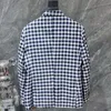 Luxus Marke Jacken männer Blazer Designer jacke Plaid Ananas Stickerei Männer Slim Fit Jacke Casual Anzüge Mäntel