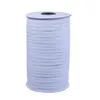 200 Yards Longueur 0 12 Pouces Largeur Tressé Bande Élastique Cordon Tricot Bande pour Coudre DIY Masque Couvre-lit1255Q