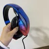 Och 2024 argumentera! Headworn Listen 7.1 Virtual Surround Sound Esports Game hörlurar, fjärrkontroll Dator WIRED RGB BLANT