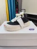 Rullskor casual sko mule sneaker låg ensam plattform duk delar vit svart gul vintage mule grön 2023 topp smilerepublic män kvinnor sr street chunky