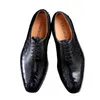 Dress Shoes ourui ostrich leather business men formal shoes Men dress shoes ostrich leg skin lace-up ostrich Leather shoes male shoes 230713