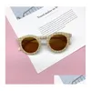 Sunglasses Cute Eyewear Glasses Kids Parent Child Frosted 1-8 Year Old Baby Decorative Trendy Outdoor Drop Delivery Maternity Access Dhntb