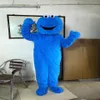 Cookie Monster Sesame Street Big Bird Mascot Costume Plush Man bär prestanda PROP COSTUME Tecknad Walking Suit Aimo2715