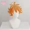 Whole-Aanihut Emma Cosplay Wig Anime Yakusoku No Neverland Women Orange Cosplay Poster 63194 The Obieced Neverland Emma265J