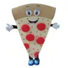 Costume della mascotte della pizza di Halloween Cartoon Foot Personaggio a tema anime Natale Carnevale Costumi di fantasia per adulti Outfit262t