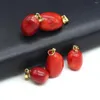 Pendant Necklaces 1PC Coral Bead Irregular Red Charms For Making DIY Jewerly Earrings Necklace Gift 13x18-15x20mm