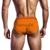 Slip Nouveaux Hommes Mémoires Sexy Sous-Vêtements Homme Sexi Fourche Haute Hommes Culottes Coton Confortable Gay Slip Homme Underware Bikini U Convex BS3133 J230713