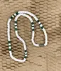 Novo colar de contas de concha natural colar de acessórios de aço inoxidável colar de presente de design exclusivo para homens e mulheres L230704