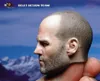 Action Toy Figures 1/6 Male Tough Guy Jason Muscle Man Statham Head Sculpture Carving Model Fit 12inch Action Figures Collect 230713