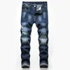 2021 Automne Nouvelle Mode Rétro Trou Jeans Hommes Pantalon Coton Denim Pantalon Mâle Plus Taille Haute Qualité Jeans Dropshipping X0621