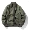 Chasse Vestes Automne Militaire En Plein Air Hommes Bomber Cargo Fermetures À Glissière Tactique Outwears Mode Pilote Veste Casual Baseball Porter Des Vêtements