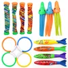 Gioco con la sabbia Divertimento in acqua Giocattoli da immersione per bambini Set 1 Set Divertente gioco di immersioni Squalo Giocattolo da lancio di razzi per bambini Giochi estivi Accessori per piscina Giocattolo 230712