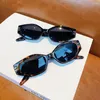 Zonnebril SHENMEIYU Mode Onregelmatige Cat Eye Vrouwen Vintage Ovale Blauwe Thee Brillen Mannen Shades UV400 Zonnebril Designer