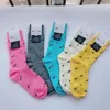 Женские носки дизайнер B Line Socks Женский средний клуб Four Seasons Network Red All Cotton Sports Ins Cotton Stocking