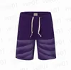 23s New Designers Men's and Women's Trendy Galleyes Wash Printed Terry Shorts Depts Men's Casual Shorts