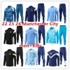 2023 2024 man tracksuit City HAALAND half zip Training Suit MEN Kids 22/23/24 Long sleeve Sportswear Football 2022 2023 Boys girls Survatment Foot chandal 666