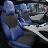 Fundas de asiento de coche, juego completo de cuero personalizado para BYD SONG PLUS, accesorios interiores a prueba de agua para el año 2023