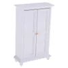 Cuisines Play Food 1 12 Meubles miniatures pour maison de poupée - Armoire en bois blanc Modèle réaliste Affichage de la maison Style européen 230713