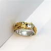 Wedding Rings Men's Sliver Domineering Dragon Gold Color White Band Size 6-11 Originality Simplicity Classic Delicate Gift