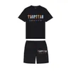Camisetas masculinas Marca Trapstar Roupas T-Shirt Conjuntos de Agasalho Harajuku Tops T Engraçado Hip Hop Cor T Camisa Praia Calções Casuais Dh9M7