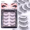 Thick Natural Long False Eyelashes Extensions Naturally Soft & Ligtht Handmade Reusable Multilayer Fake Lashes Wispy Easy to Wear