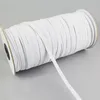 200 Yards Longueur 0 12 Pouces Largeur Tressé Bande Élastique Cordon Tricot Bande pour Coudre DIY Masque Couvre-lit1346D