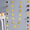 Украшение вечеринки на стене настенные бумажные звезды гирлянды для свадебного дома детское душ Favors 2m