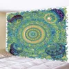 Tapestries Abstract lines home decoration art tapestry hippie bohemian mandala wall hanging bedroom wall decoration yoga mat mattress R230713