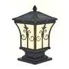 LED Solar Retro Lantern Pillar Light Outdoor Porch Column Lamp Garden Staket Dekoration Outdoor Lighting Supplies12