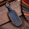 Luxury Car Key Case Cover Genuine Leather Keychain Accessories for Kia Ev6 Seltos K5 Sorento Mq4 7 Button Keyring Holder Shell 220276p