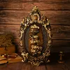 Decorative Objects Figurines Holy Family Three Sacred Hearts Wall Hanging Christian Art Pieces Personalized Religious Gifts Home Church Wooden Decor 230712