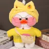 Poupées en peluche 30cm Pato Peluche Lalafanfan Canard Jouets Papier Canard Câlin Mignon Jouet En Peluche Flifan Canard Kawaii Peluches Animaux Peluches Oreiller Peluche 230712