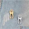 Szpilki broszki moda broszka zębata krążka krążkowa dla kobiet sukienka dentysty kurtki lapowe torba metalowe odznaki pielęgniarki prezent biżuterii dhhxd