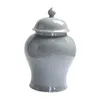 Бутылки для хранения китайская керамическая цветочная ваза бутылка ручной орнамент фарфоровой рычаг имбирь для цветочного расположения искусство декор настольная настольная