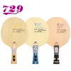 Racchette da ping pong Amicizia 729 Lama da ping pong Nero Giallo Blu Arylate Carbon Racchetta offensiva ping pong bat paddle 230712