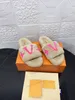 Louies Vuttion Sandal Paseo Flat Comfort Diseñador de lujo Sandalias Mujeres Sluyes Sluyes Moda de lana Fashion Slipper Sandals Bea Luis Viton Lvse B6NE