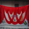 6M تصاميم عريضة أزياء الزفاف Swags for Backdrop Party Curtain Cartain Stage 20ft Wide Backdrop Drapes303U