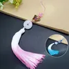 Подвесные ожерелья китайский вентилятор бабочка для кисточки для мобильного телефона Cheongsam Placket изысканные классические подарки ручной работы