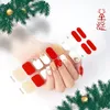 Nail Stickers 20 Strips 3D Semi Cured Gel Sticker Japanese Curing Potherapy Art Supplies Press On Nails