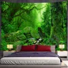 Tapisseries Belle Forêt Naturelle Grande Tapisserie Tenture Murale Paysage Bohème Mandala Art Salon Fond Décor À La Maison