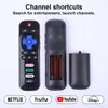 Labratek Smart Remote Control For Roku Tv Remote Fixed Code Remote Control With Netflix And Hulu Youtube Rf Receiver Module For All Roku Series TV&TCL&Hisense TV