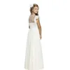 Sukienki dziewczyny moda bawełna sukienka księżniczki Sukienka Summer Dziecięce Dziewczyny Dziewczyny Szyfonowe wszystkie białe sukienki plażowe impreza dla dzieci ClothKD230712