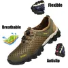 Water Shoes Aqua Shoes Men's Anti slip Fishing Quick Drying Breathable Water Shoes Diving Walking Net Sports Rubber Sports Shoes Free Delivery 230713