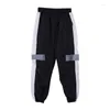 Scene Wear Girls Jazz Costume Black Blue Pants Hiphop Kids Street Dancing Clothes Childrens Dance Costumes Show BDY027