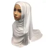Этническая одежда мусульманскую хлопковое хиджаб женщины мягкий шарф Исламский длинная платка