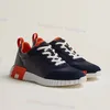 Topkwaliteit Designer Stuiterende Sneakers Casual Schoenen Suède Geitenleer Sportschoen Platform Lichte zool Trainers Italië Merken Heren Vrije tijd Outdoorschoenen sneaker