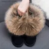Bottes En 2022 Breand de la Chine de la plus haute qualité pour femmes bottes de neige en vraie peau de vache laine de renard classique femmes chaussures quatre couleurs livraison gratuite T230713
